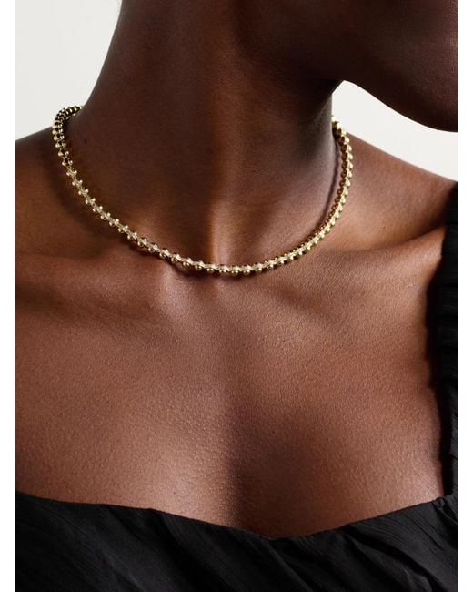 L'Atelier Nawbar Natural The Atom 18-Karat Diamond Necklace