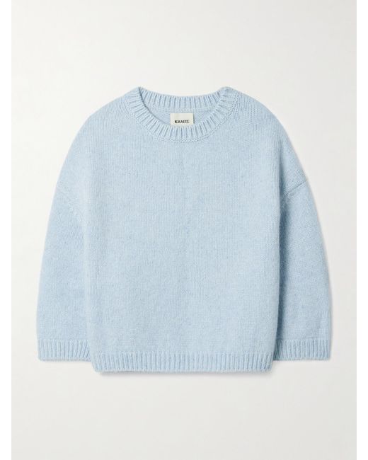 Khaite Blue Sabina Pullover Aus Kaschmir
