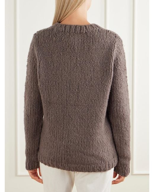 Gabriela Hearst Brown Lawrence Cashmere Sweater