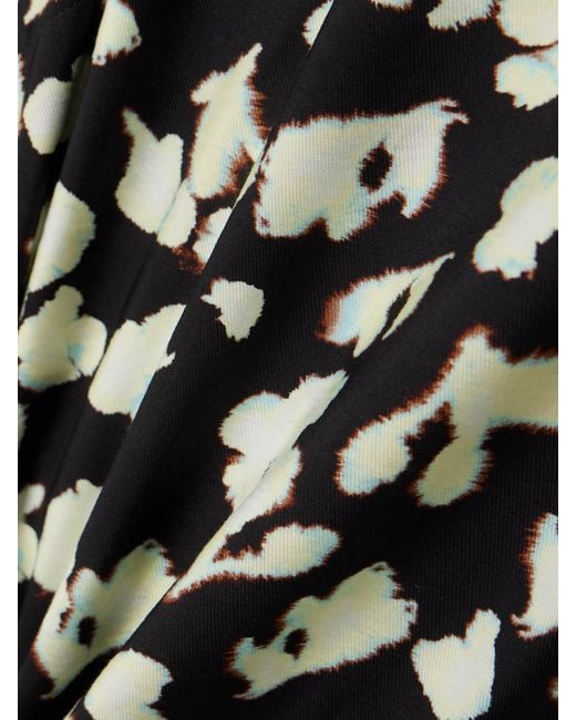 Proenza Schouler White Waverly Floral-Print Belted Jersey Maxi Dress