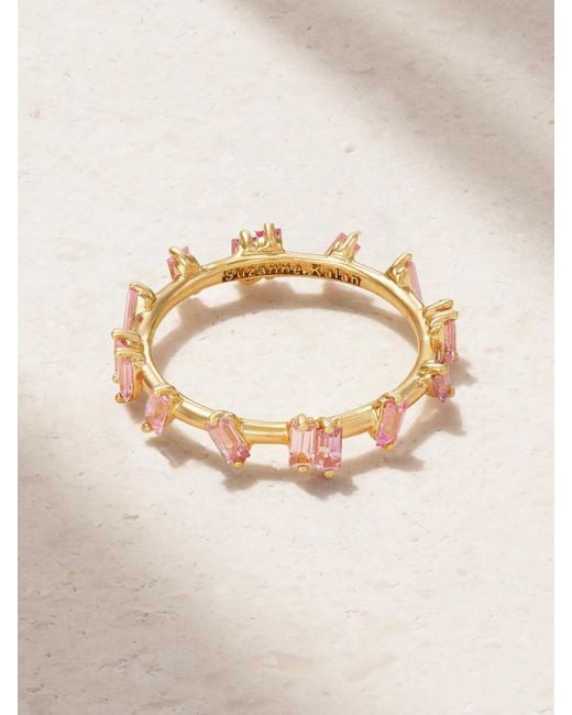 Suzanne Kalan Metallic Ring Aus 18 Karat Mit Saphiren