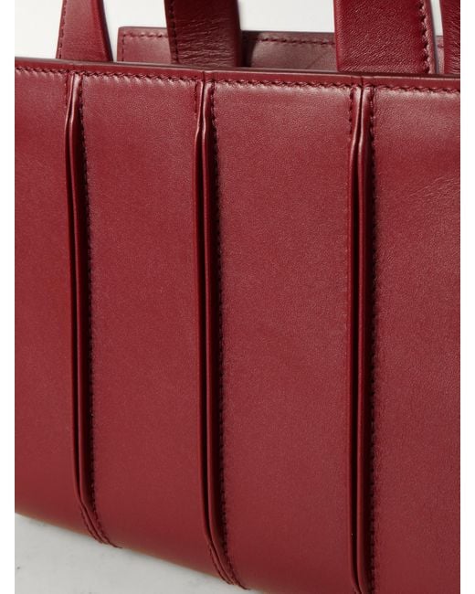 Sac À Main En Cuir À Plis Whitney Bag 3 Micro Max Mara en coloris Red