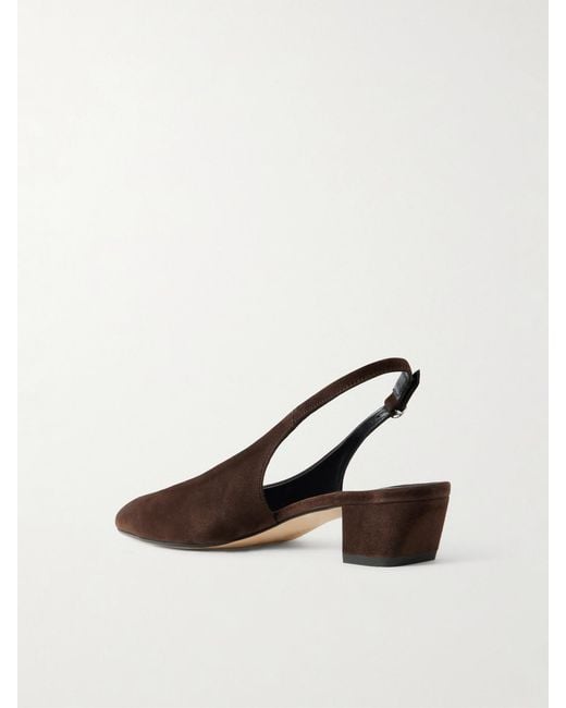Aeyde Natural Celeste Suede Pumps
