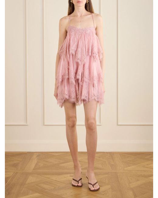 aje pink dress Splendour Flower Gown-PASTEL / 4 a striking masterpiece crafted for the modern woman who dares to stand out Strapless Gown Aje Pink Dress