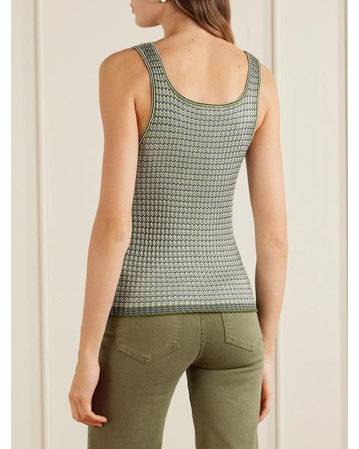 Veronica Beard Gray Sandra Knitted Tank