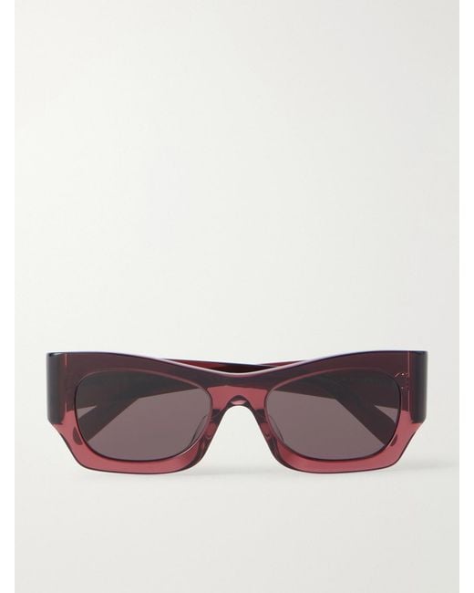 Céline Red Square-Frame Acetate Sunglasses