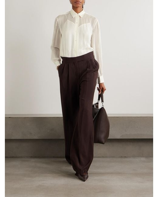 Theory Natural Striped Jacquard Shirt