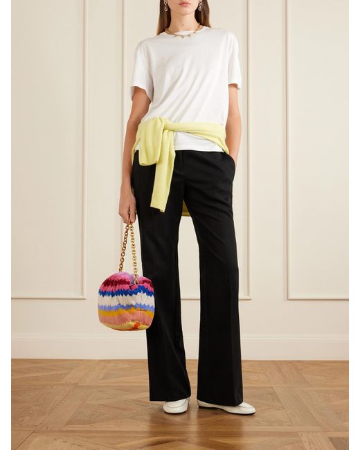 Missoni Multicolor Large Striped Terry Pouch