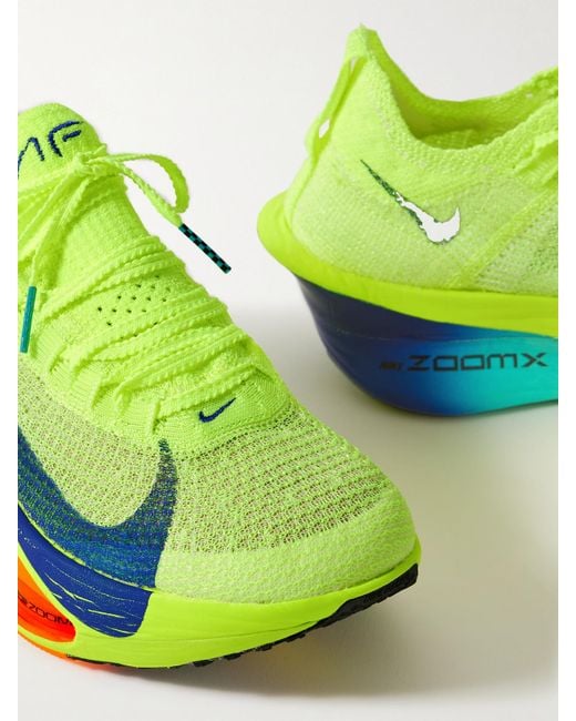 Nike Green Air Zoom Alphafly 3 Flyknit Sneakers
