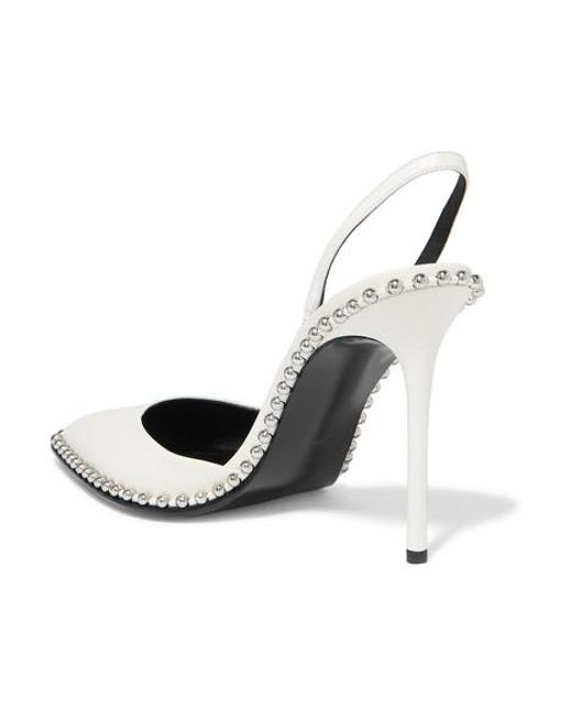 Alexander wang rina studded slingback best sale pumps