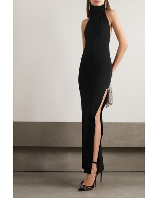 Robe Longue Dos Nu En Jersey Cassandra 16Arlington en coloris Black