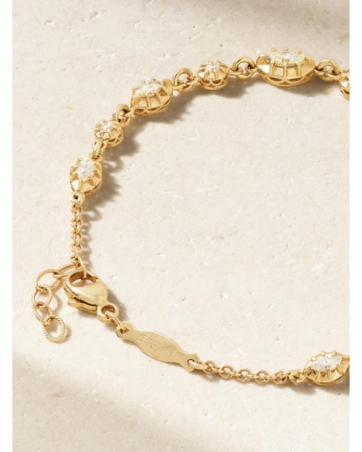 Jacquie Aiche Natural Sophia 14-Karat Diamond Bracelet