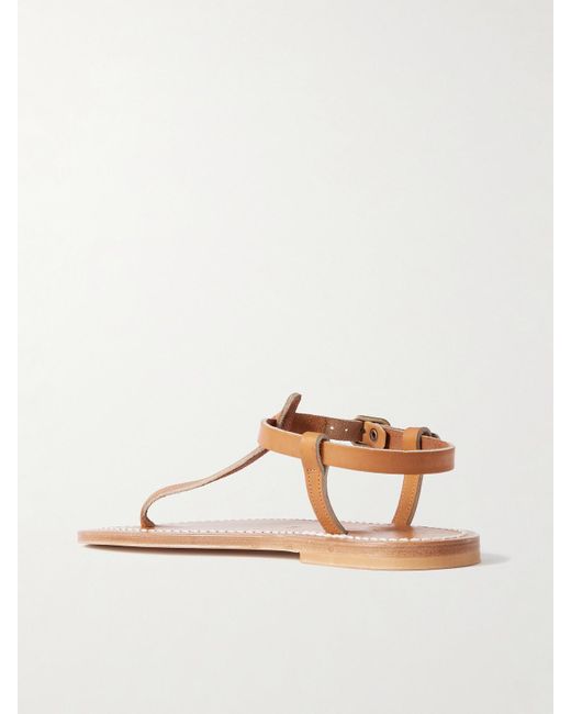 K. Jacques Brown Picon Sandalen Aus Leder