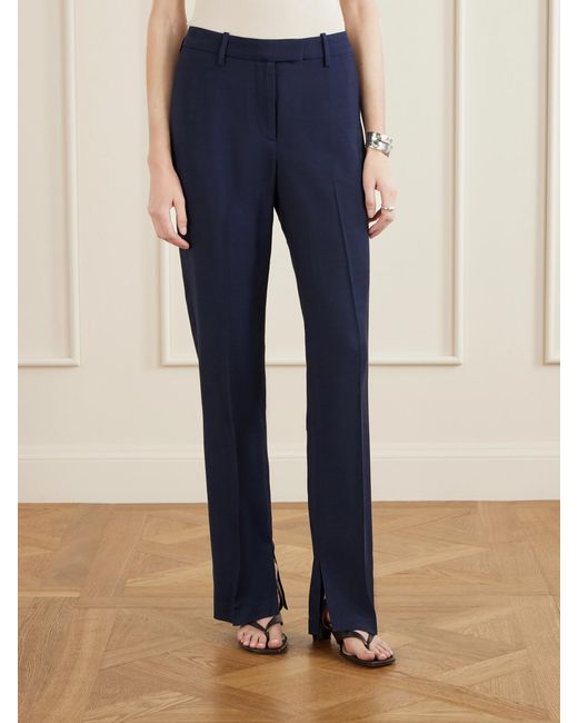 Kallmeyer Blue Charlie Woven Mid-Rise Straight-Leg Pants