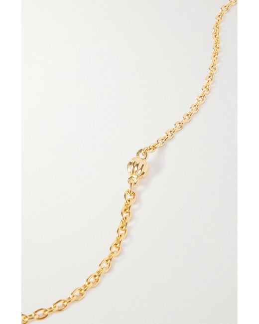 Gucci White Blondie-Tone Pearl-Like Necklace