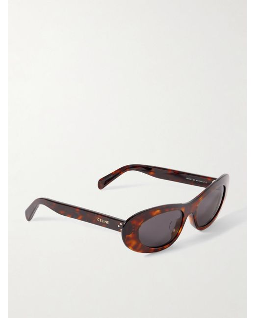 Céline Multicolor Cat-Eye Acetate Sunglasses