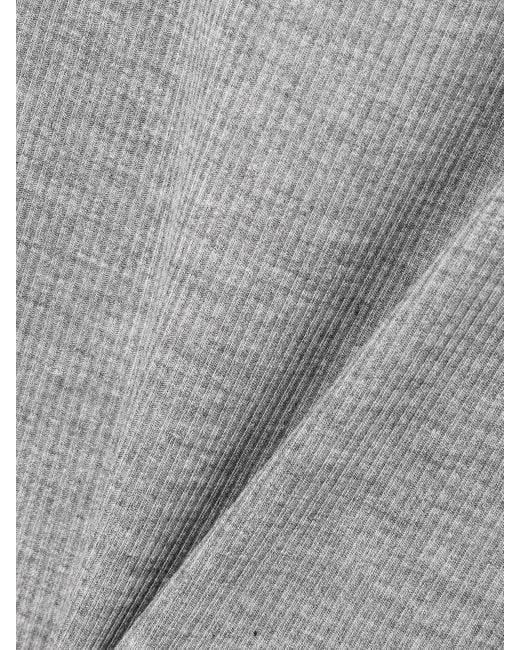 Skims Gray Soft Lounge Long Sleeve Dress