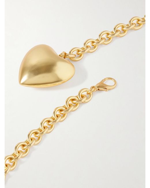 Roxanne Assoulin White Heart & Soul-Tone Necklace