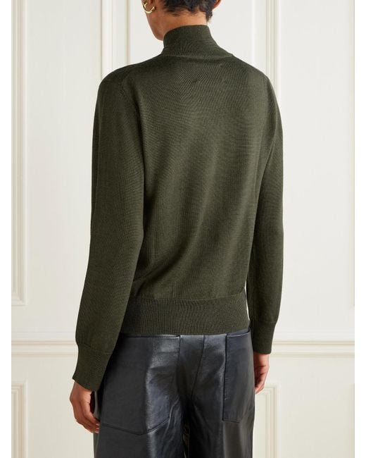 TOVE Green Detta Pullover Aus Einer Woll-Seidenmischung