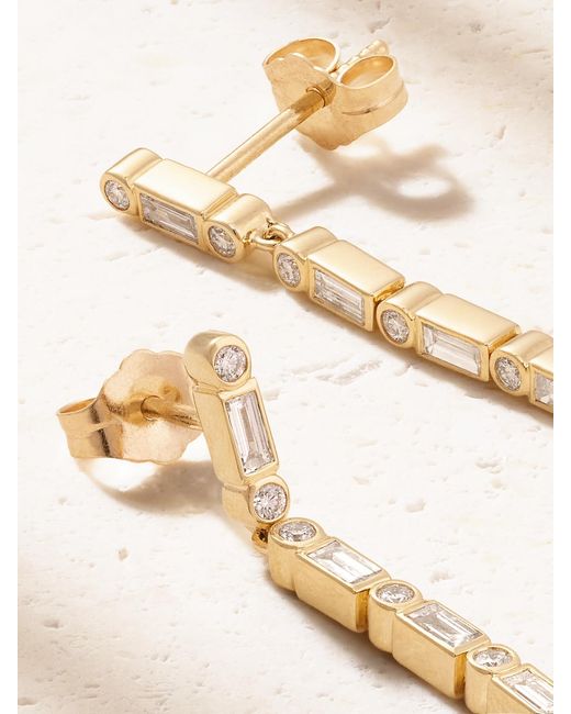 Sydney Evan Natural 14-Karat Diamond Earrings