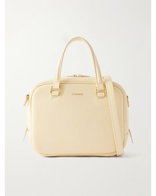 Jil Sander Natural Vision Mini Leather Tote