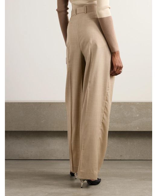 Peter Do Natural Cutout Wool-Blend Pants