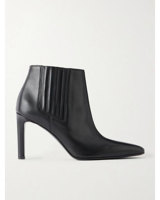 Nili Lotan Black Lauretta Leather Ankle Boots
