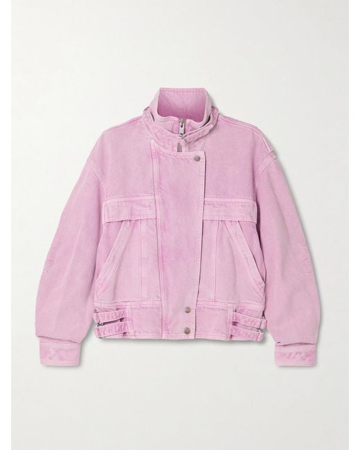 Isabel Marant Pink Joseline Denim Jacket