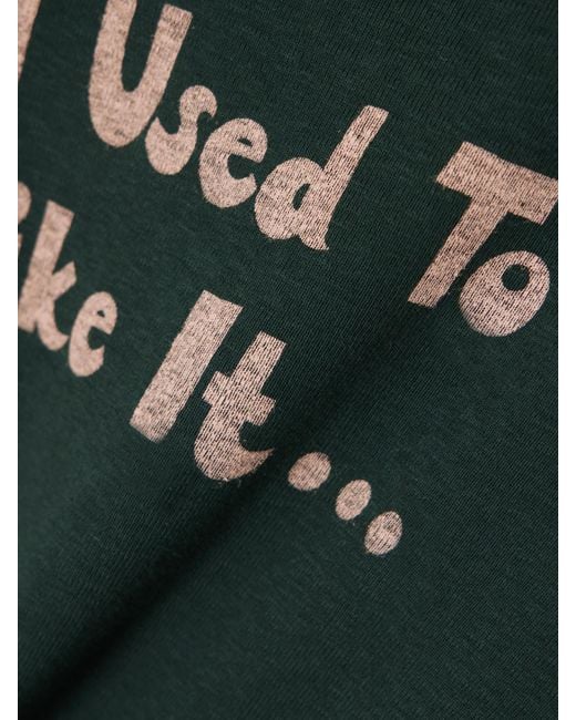 Re/done Green 90S Printed Recycled Cotton-Jersey T-Shirt