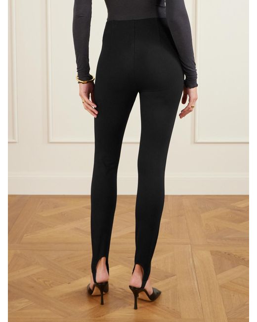 Skims Black Cloud Stirrup Leggings – Obisidian – Leggings Mit Steg