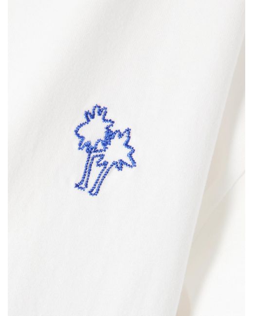Donde Esteban White Baila La Vida Printed Cotton-Jersey T-Shirt