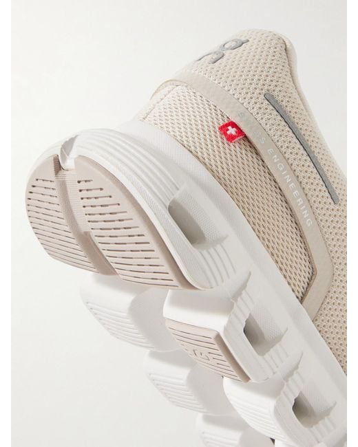 On Shoes Natural Cloud 6 Sneakers Aus Mesh