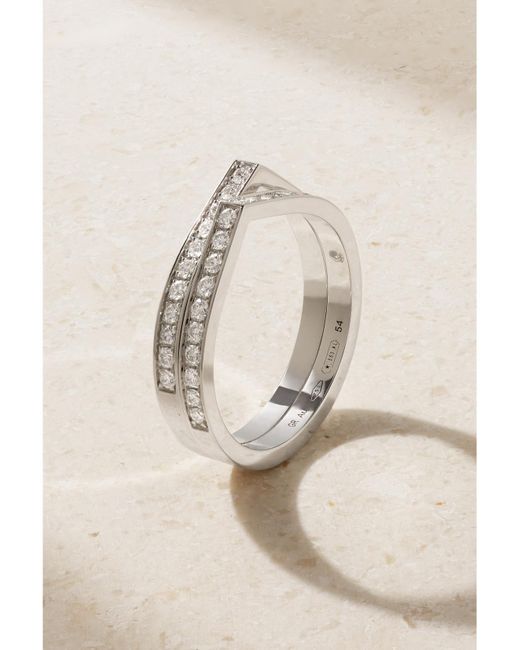 Repossi Natural Antifer 18-Karat Diamond Ring