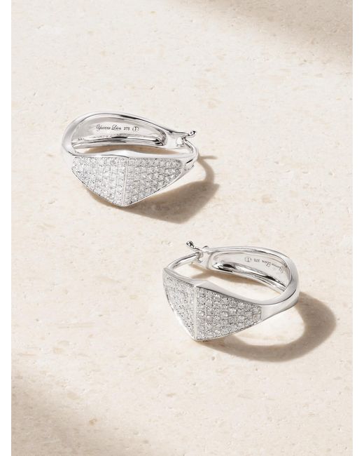 Yvonne Léon Natural Diva 9-Karat Diamond Earrings