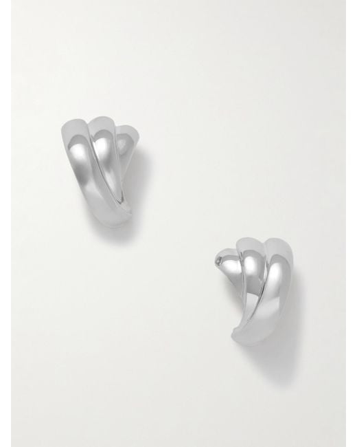 LIE STUDIO White The Magda-Tone Earrings