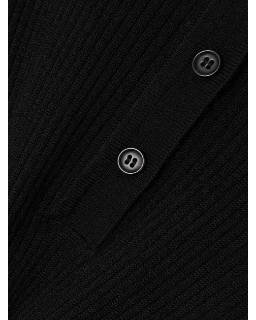 Robe Midi En Cachemire LeKasha en coloris Black