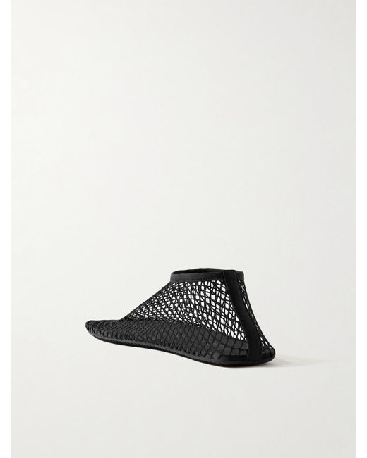 Christopher Esber White Mesh Ballet Flats