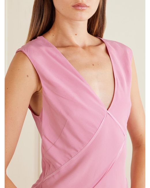 Sir Pink Elin Panelled Gown
