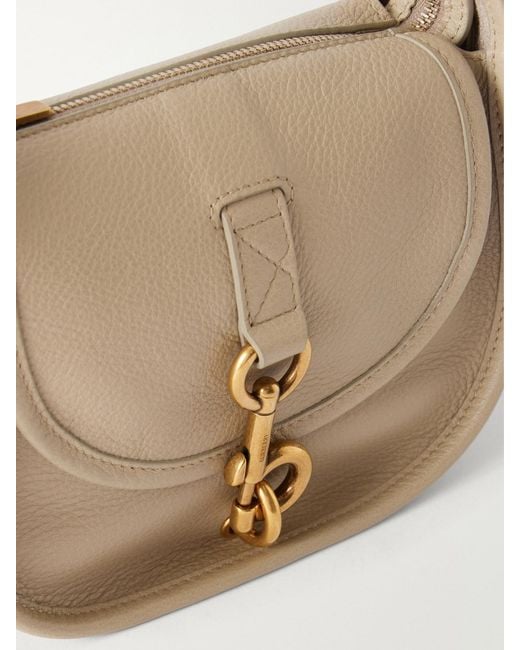 Burberry Natural Small Leather Shoulder Bag