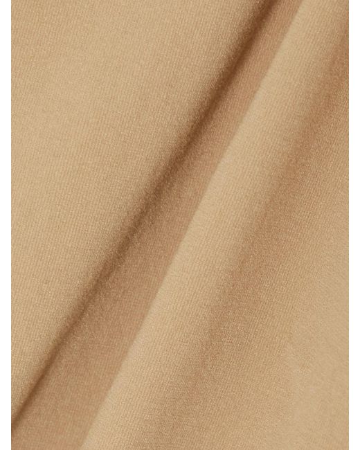 ANDREADAMO White Midikleid Aus Stretch-Jersey Mit Cut-Out