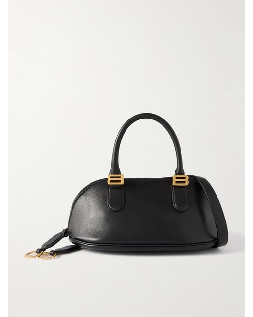 Balenciaga Black Bolero Embellished Leather Shoulder Bag