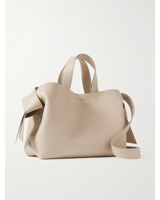 Acne Natural Musubi Knotted Leather Tote