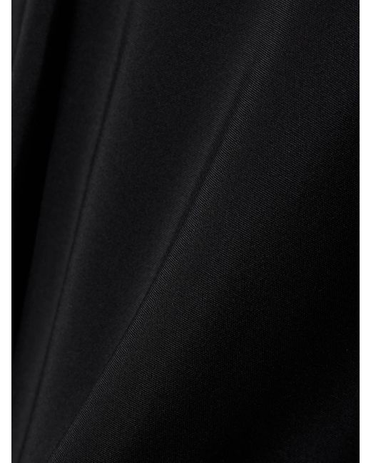FFORME Black Ekani Silk Midi Dress