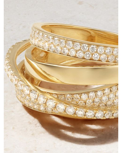 SHAY Natural Orbit 18-Karat Diamond Ring