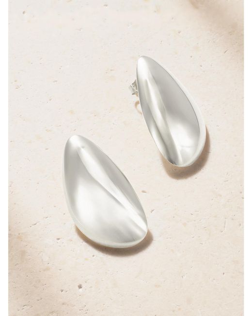 BY PARIAH Natural Sculptural Recycled Sterling Earrings