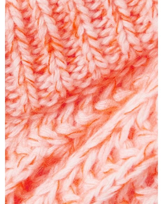 Sa Su Phi Pink Ribbed Wool-Blend Vest