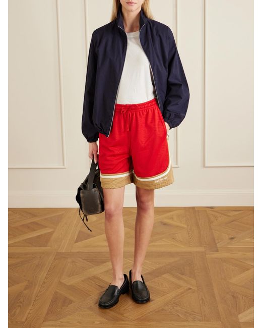 Aimé Leon Dore Red Novelty Mesh Shorts