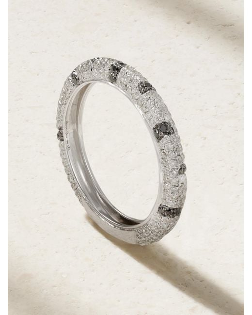 Yvonne Léon Natural Mini Alliance Zebre 18-Karat Diamond Ring