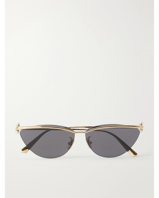Dior Gray Diortribales B2U Cat-Eye-Tone Sunglasses