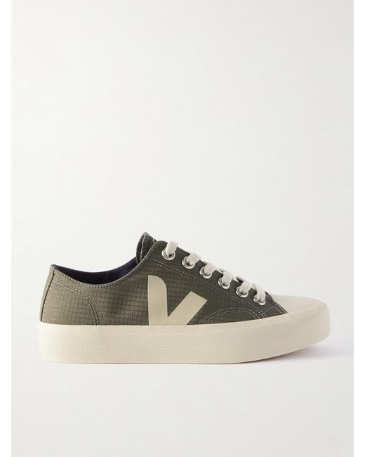 Veja Brown Wata Ii Rubber-Trimmed Ripstop Sneakers